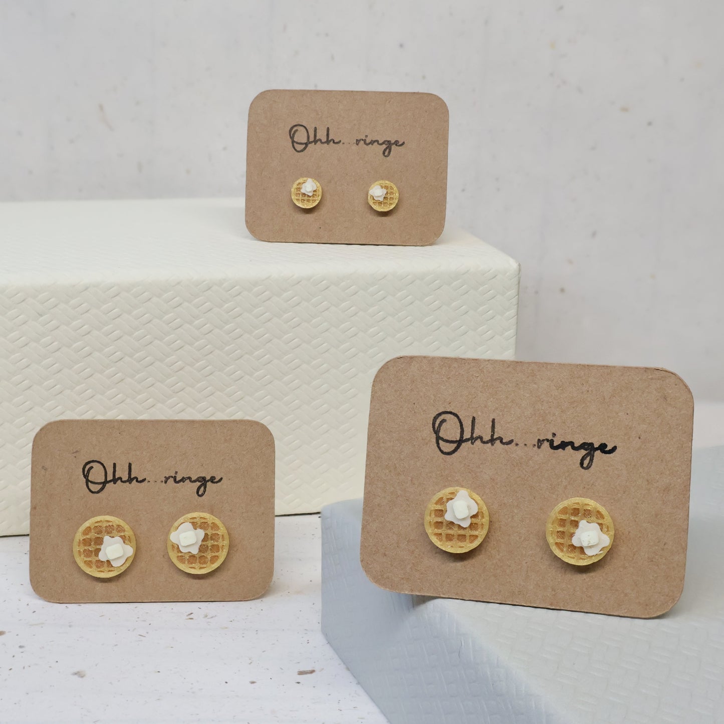 Pendientes Gofre