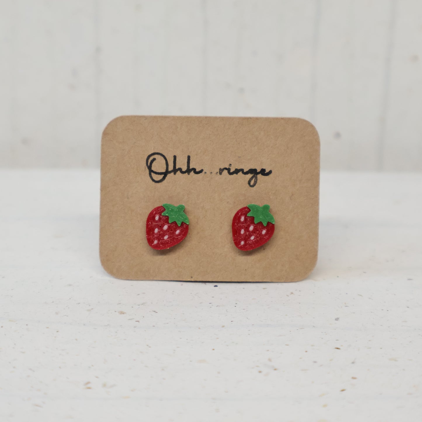 Pendientes Fresa