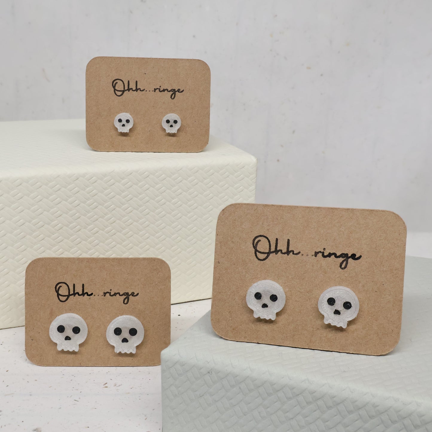 Pendientes Calavera - GLOW IN THE DARK