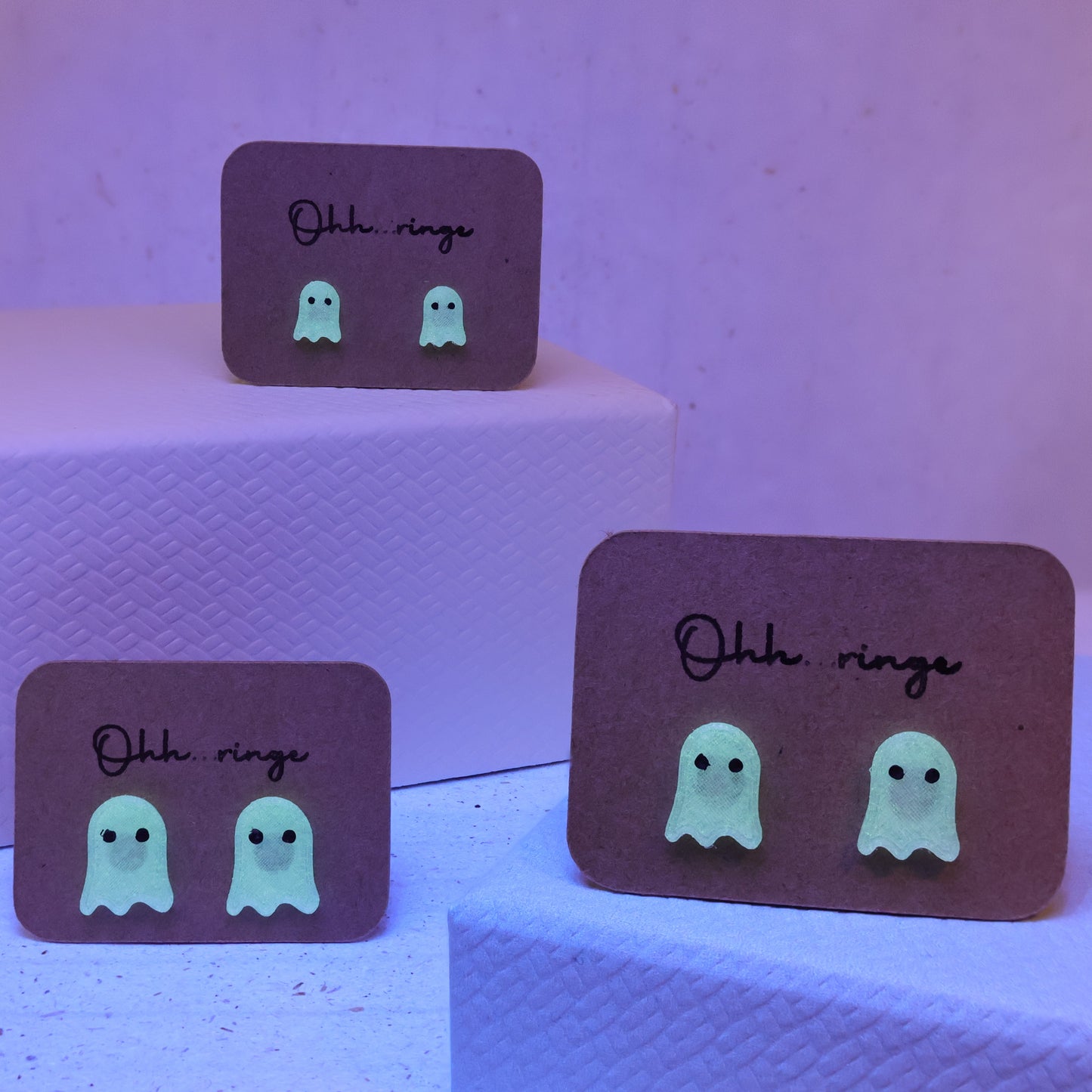 Pendientes Fantasma - GLOW IN THE DARK