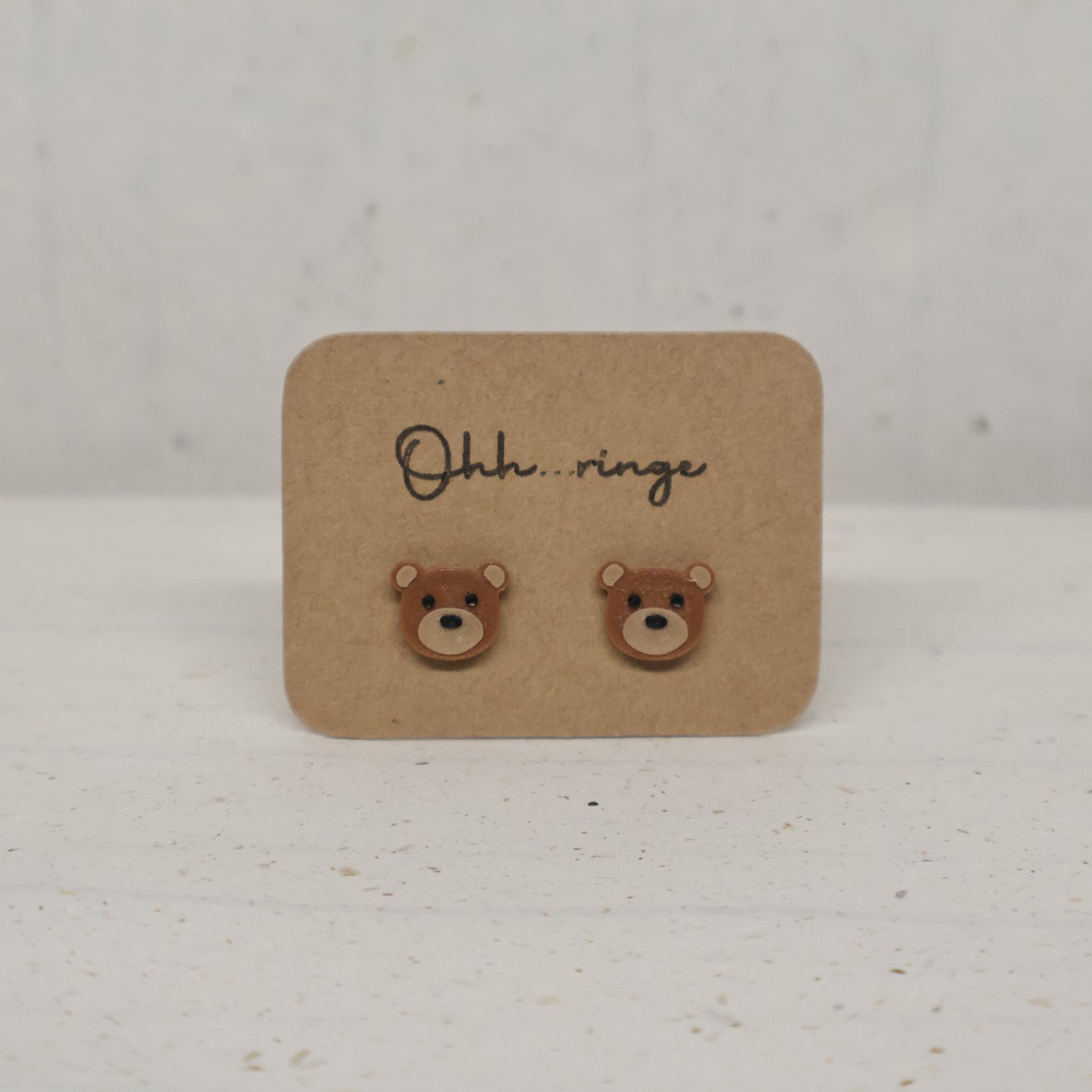 Pendientes Osito Pardo