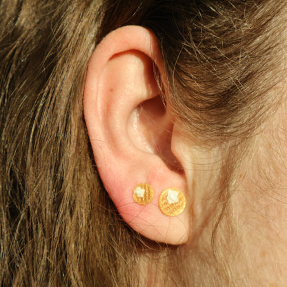 Pendientes Gofre