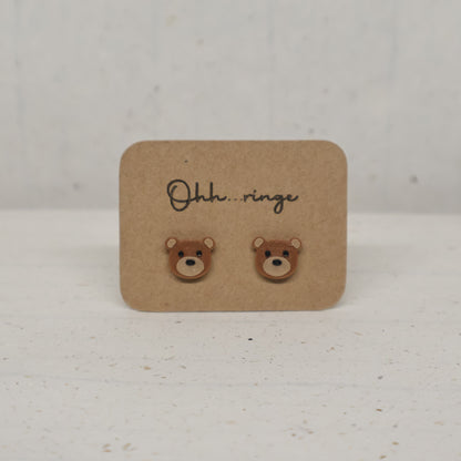 Pendientes Osito Pardo
